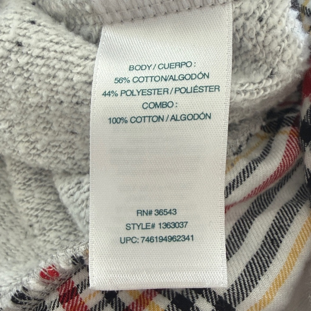 Izod layered long sleeve too with plaid Large - Picture 7 of 7